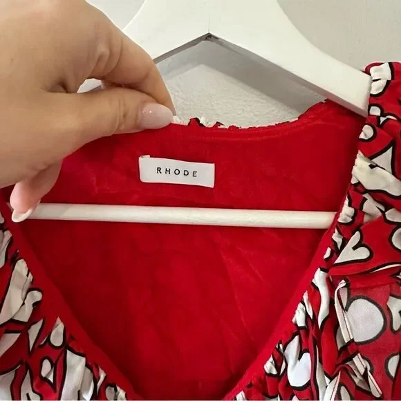 RHODE Heart Print Top - Picture 4 of 8